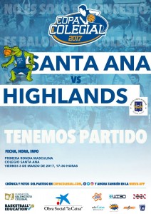 Copa colegial: Santa Ana - Highlands